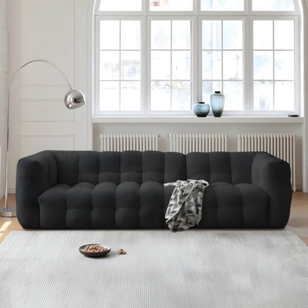 Sofa Bubble black Bouclé 280
